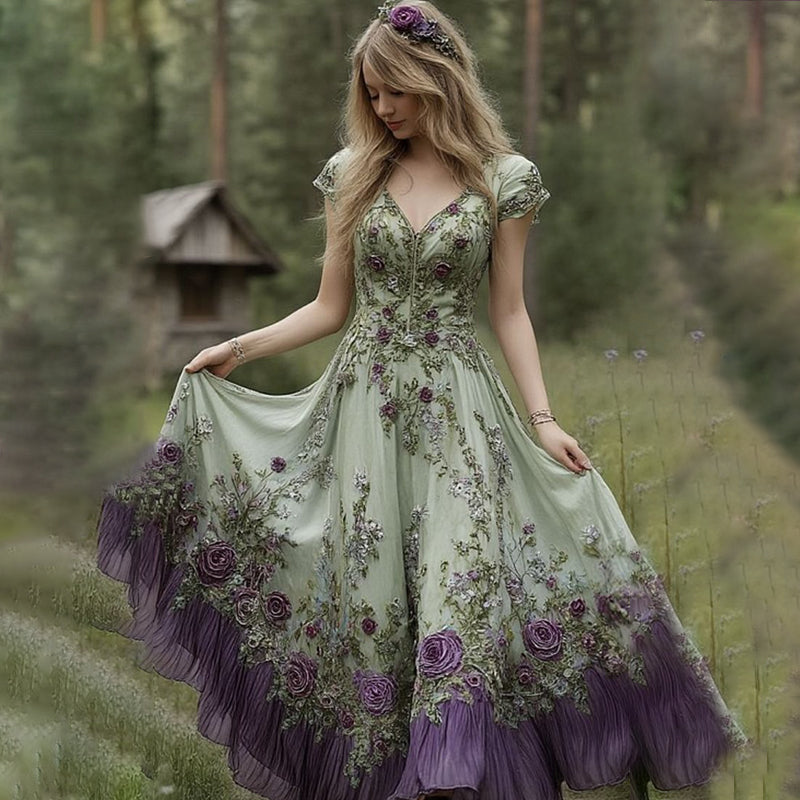 Classic Vintage Dress with a Flattering Fit
