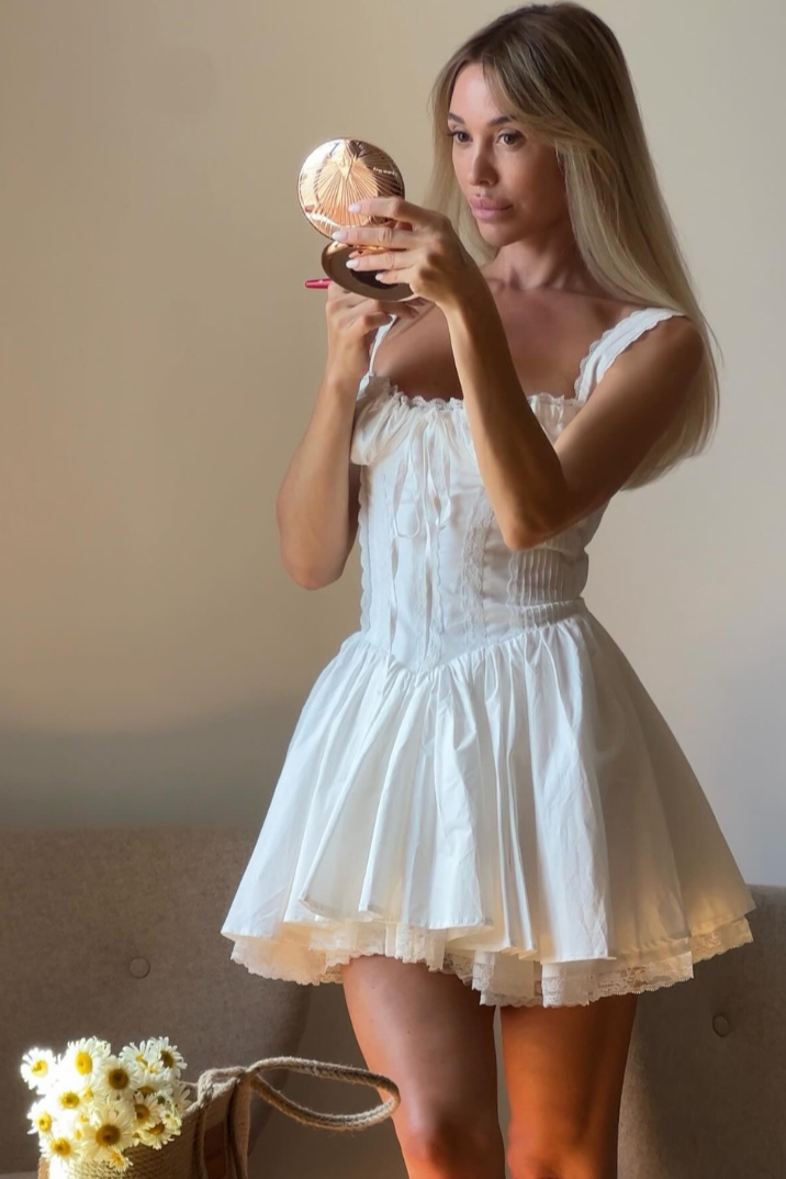 A Vintage Style Dress with Delicate Timeless Details