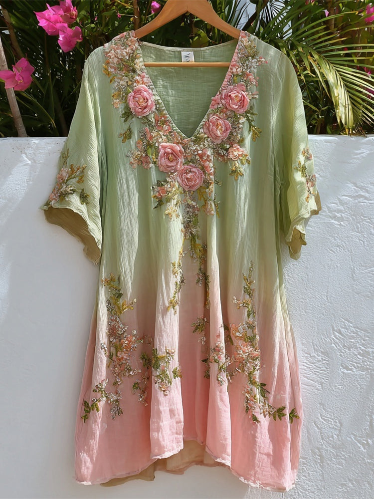 A Vintage Style Dress with Delicate Timeless Details