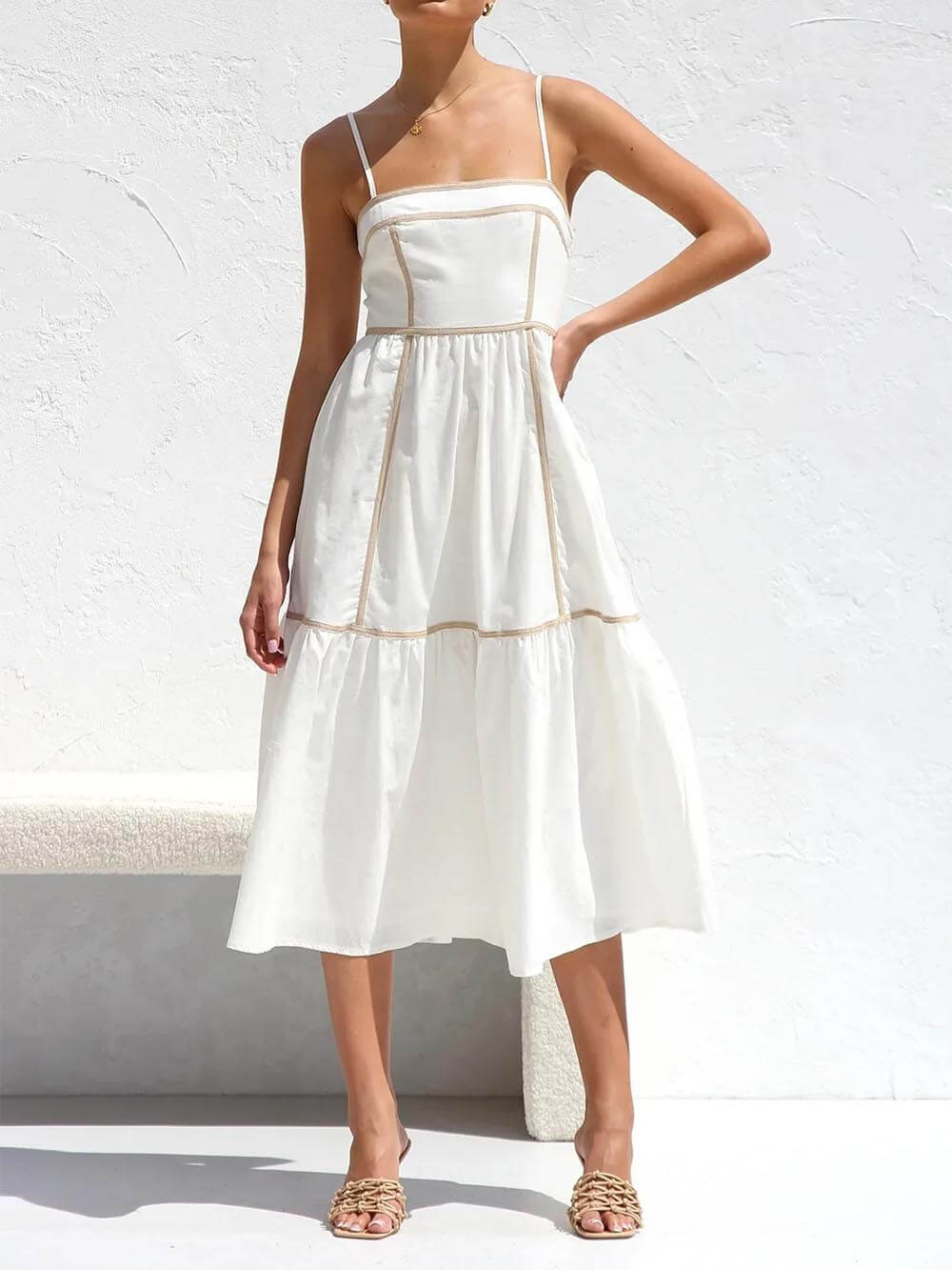 A Vintage Style Dress with Delicate Timeless Details