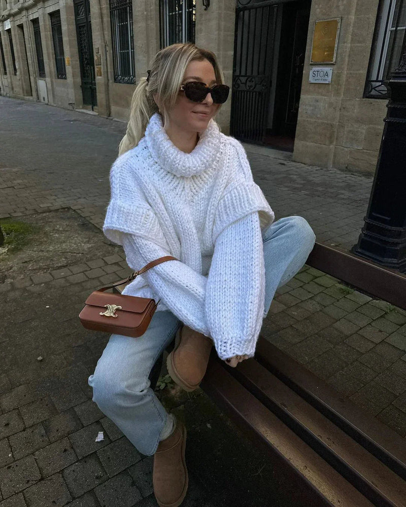 Vintage Inspired Sweater with a Contemporary Edge