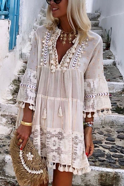 A Vintage Style Dress with Delicate Timeless Details