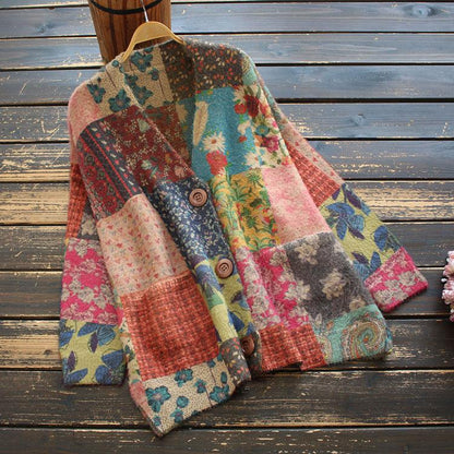 Classic Vintage Cardigan with a Flattering Fit