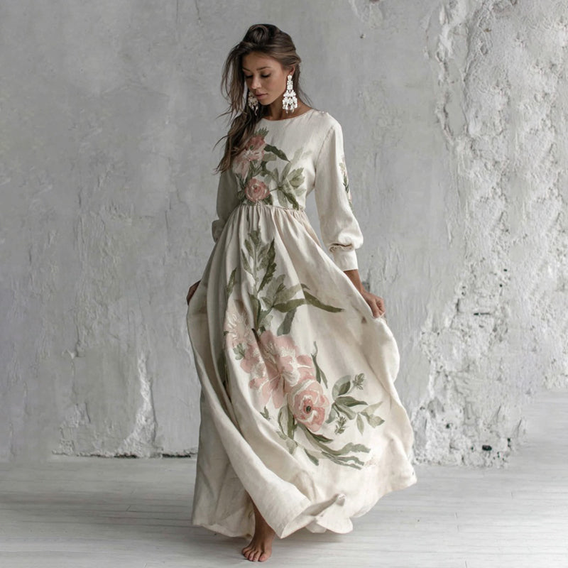 A Vintage Style Dress with Delicate Timeless Details