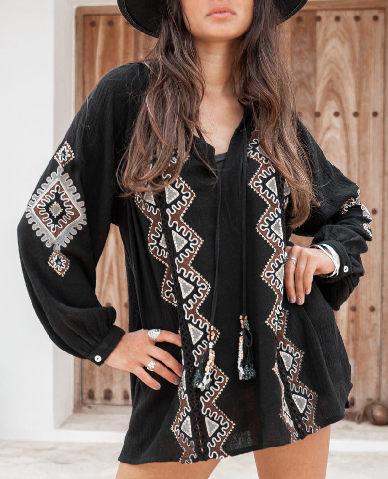 A Vintage Style Blouse with Delicate Timeless Details