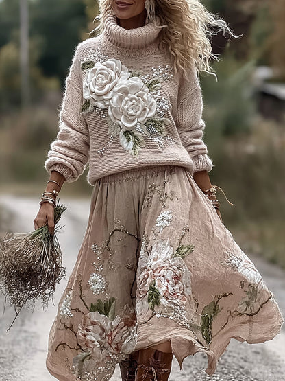 Classic Vintage Sweater with a Flattering Fit