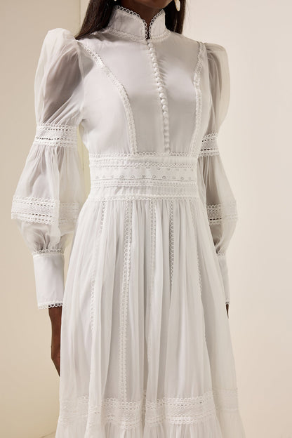 A Vintage Style Dress with Delicate Timeless Details