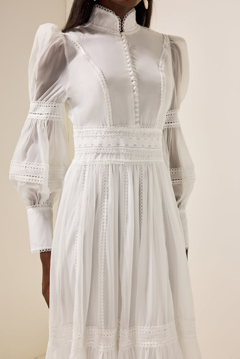 A Vintage Style Dress with Delicate Timeless Details