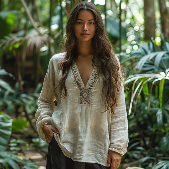 Beautifully Finished Blouse in a Timeless Design