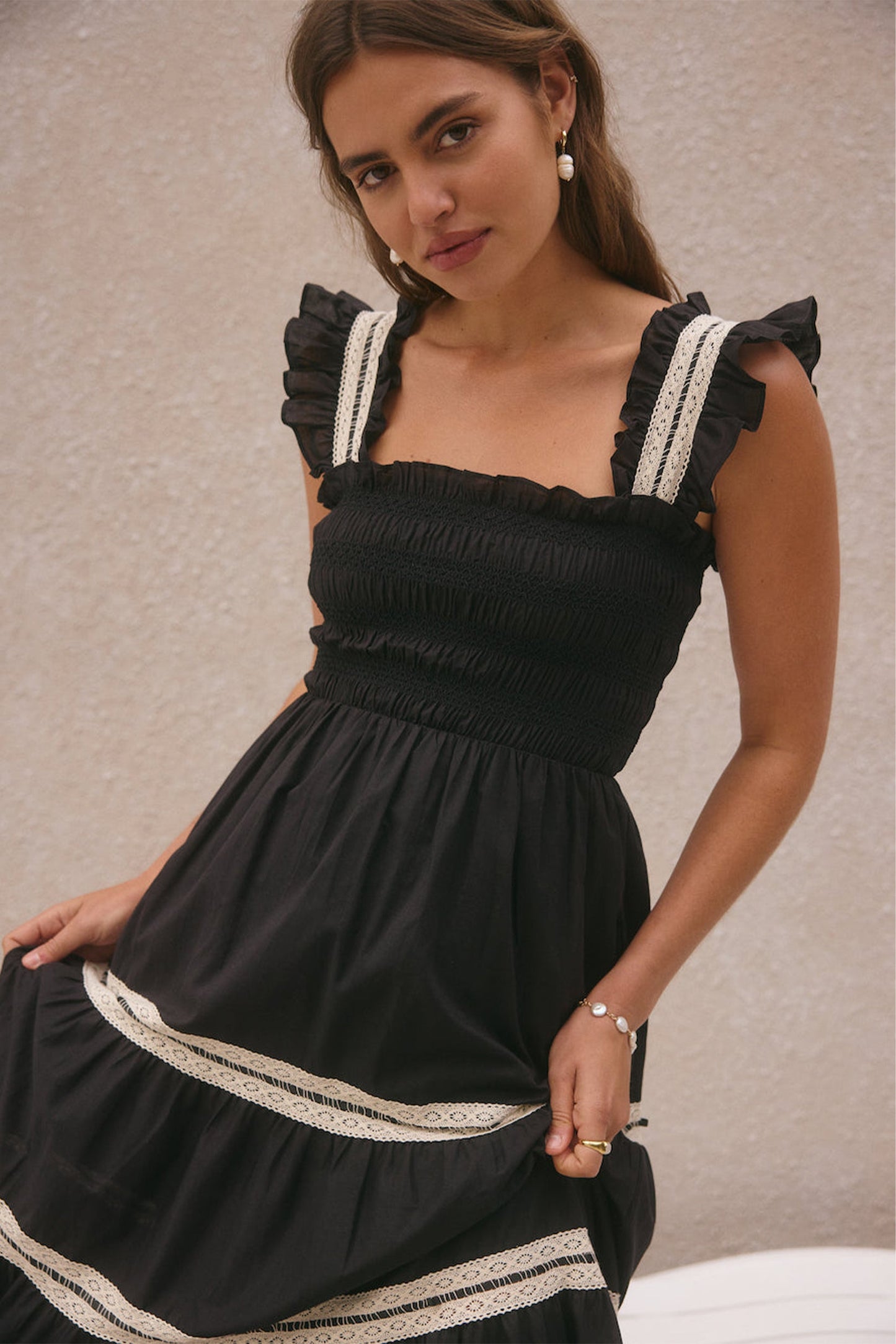 A Vintage Style Dress with Delicate Timeless Details