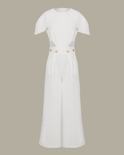 A Vintage Style Pants with Delicate Timeless Details