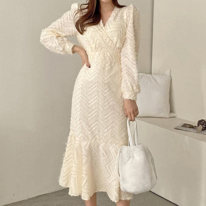 A Vintage Style Dress with Delicate Timeless Details