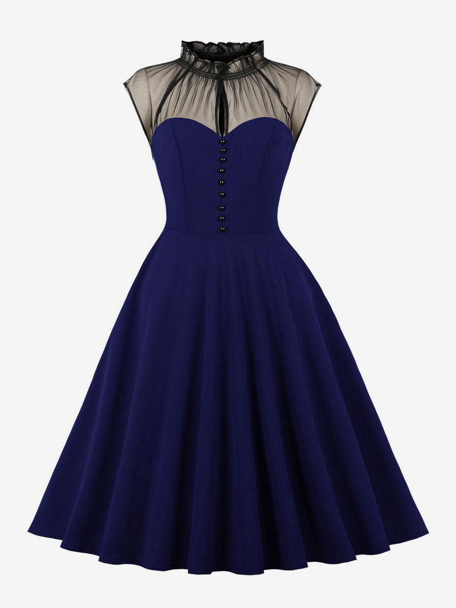 Classic Vintage Dress with a Flattering Fit
