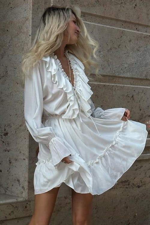 A Vintage Style Dress with Delicate Timeless Details