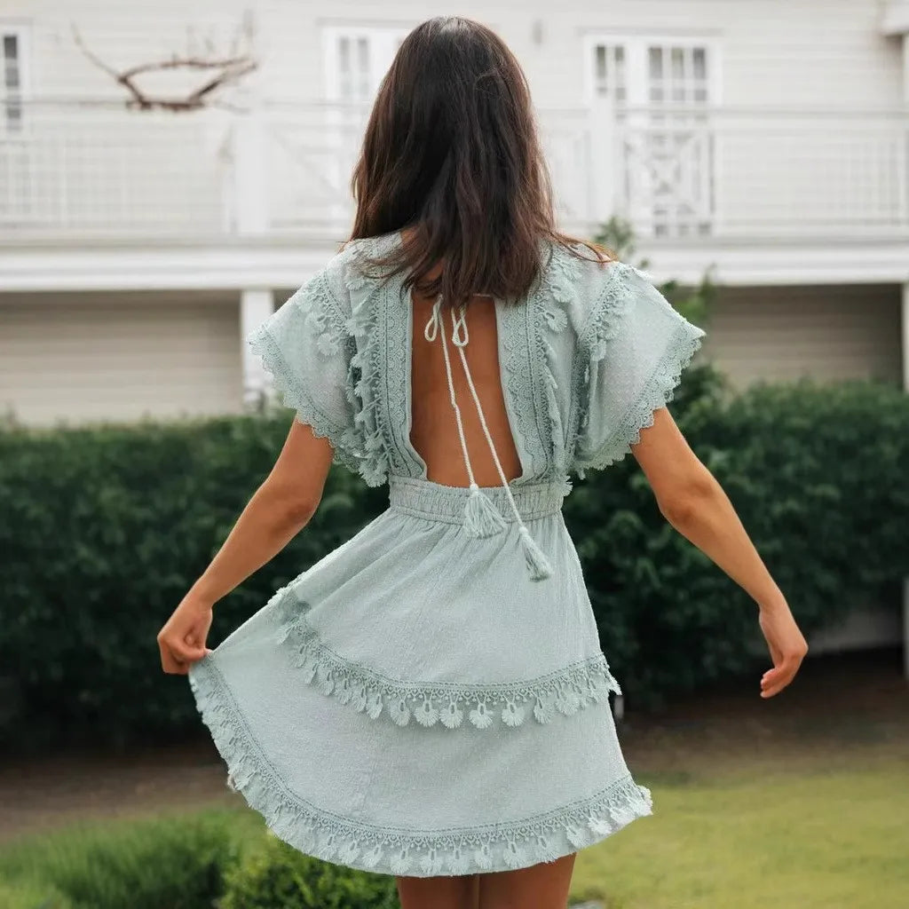 A Vintage Style Dress with Delicate Timeless Details