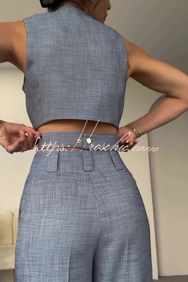 A Vintage Style Pants with Delicate Timeless Details