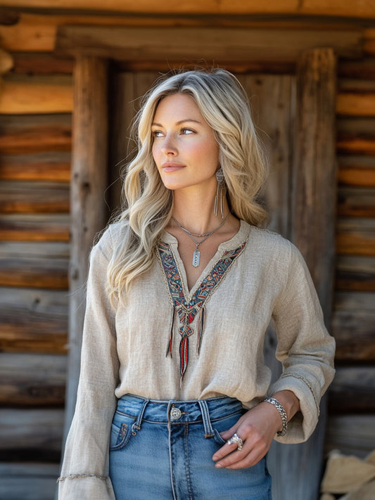 Beautifully Balanced Blouse with Timeless Character