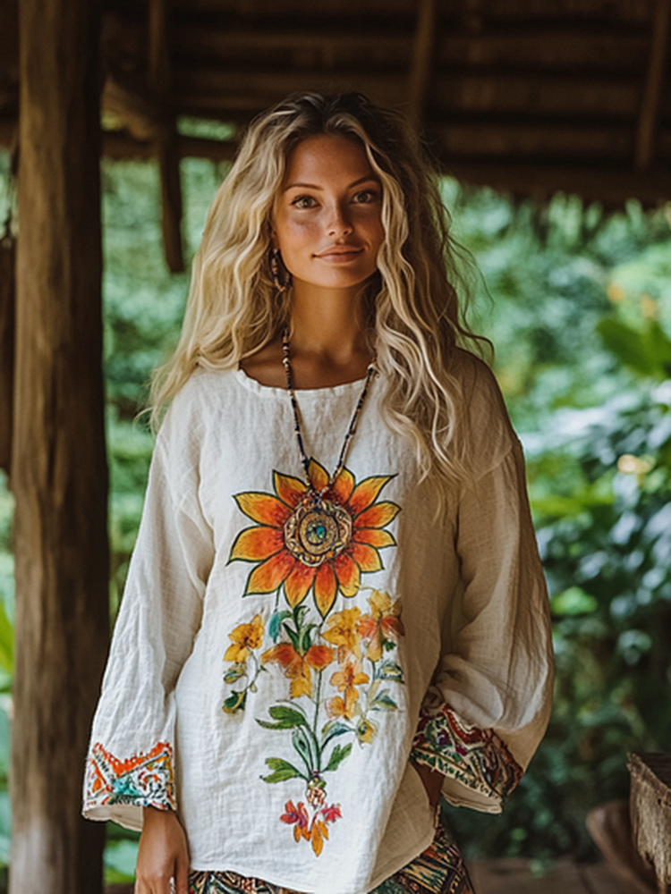 A Vintage Style Blouse with Delicate Timeless Details