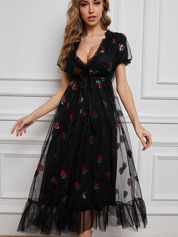 Classic Vintage Dress with a Flattering Fit