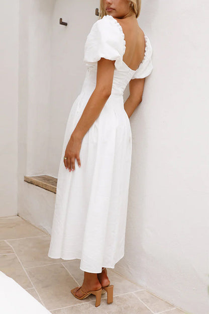 A Vintage Style Dress with Delicate Timeless Details