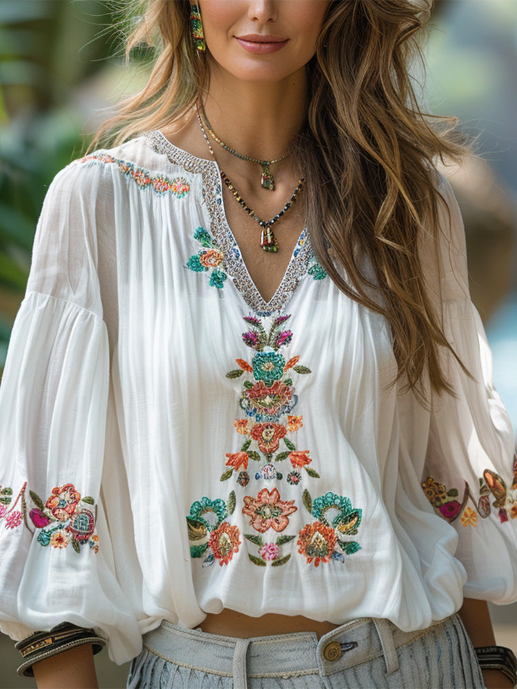 A Vintage Style Shirt with Delicate Timeless Details