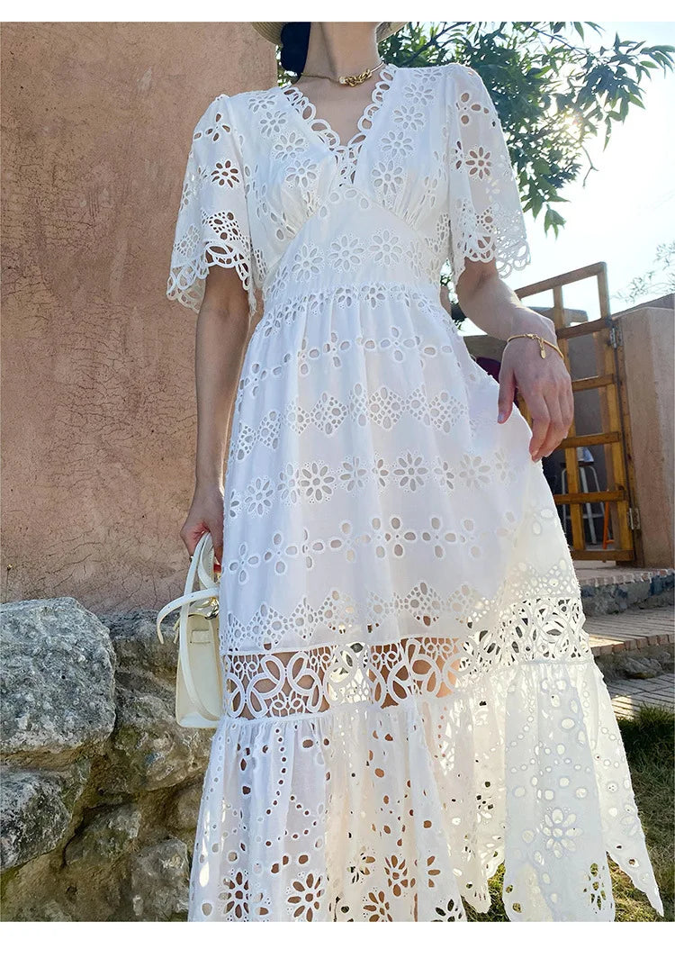 A Vintage Style Dress with Delicate Timeless Details