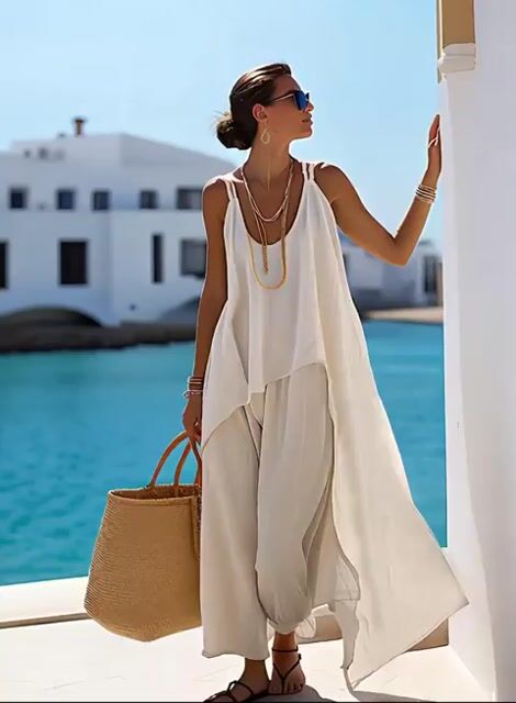 A Vintage Style Pants with Delicate Timeless Details