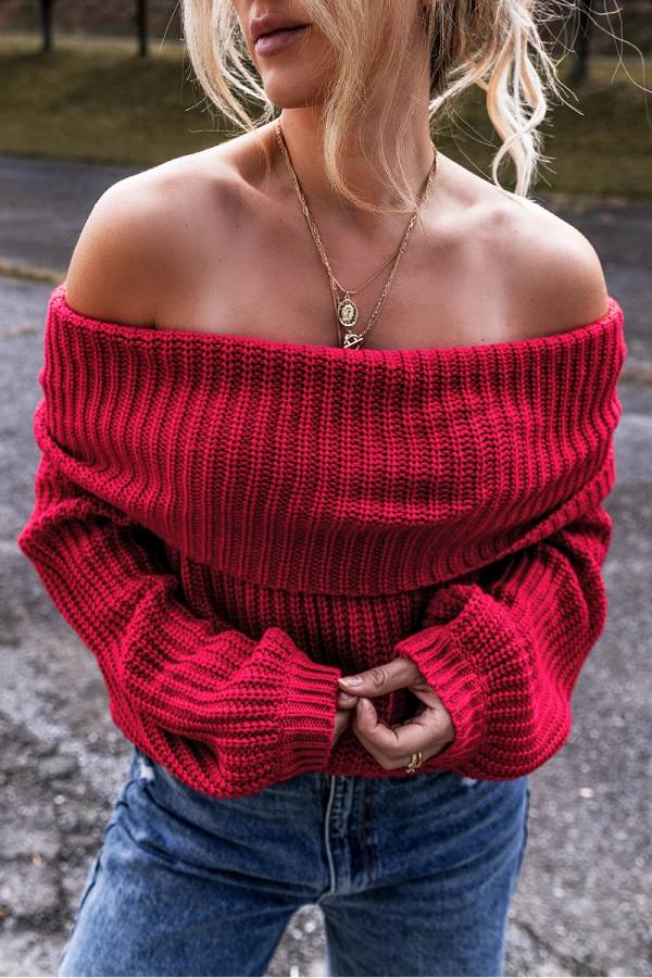 Vintage Inspired Sweater with a Contemporary Edge