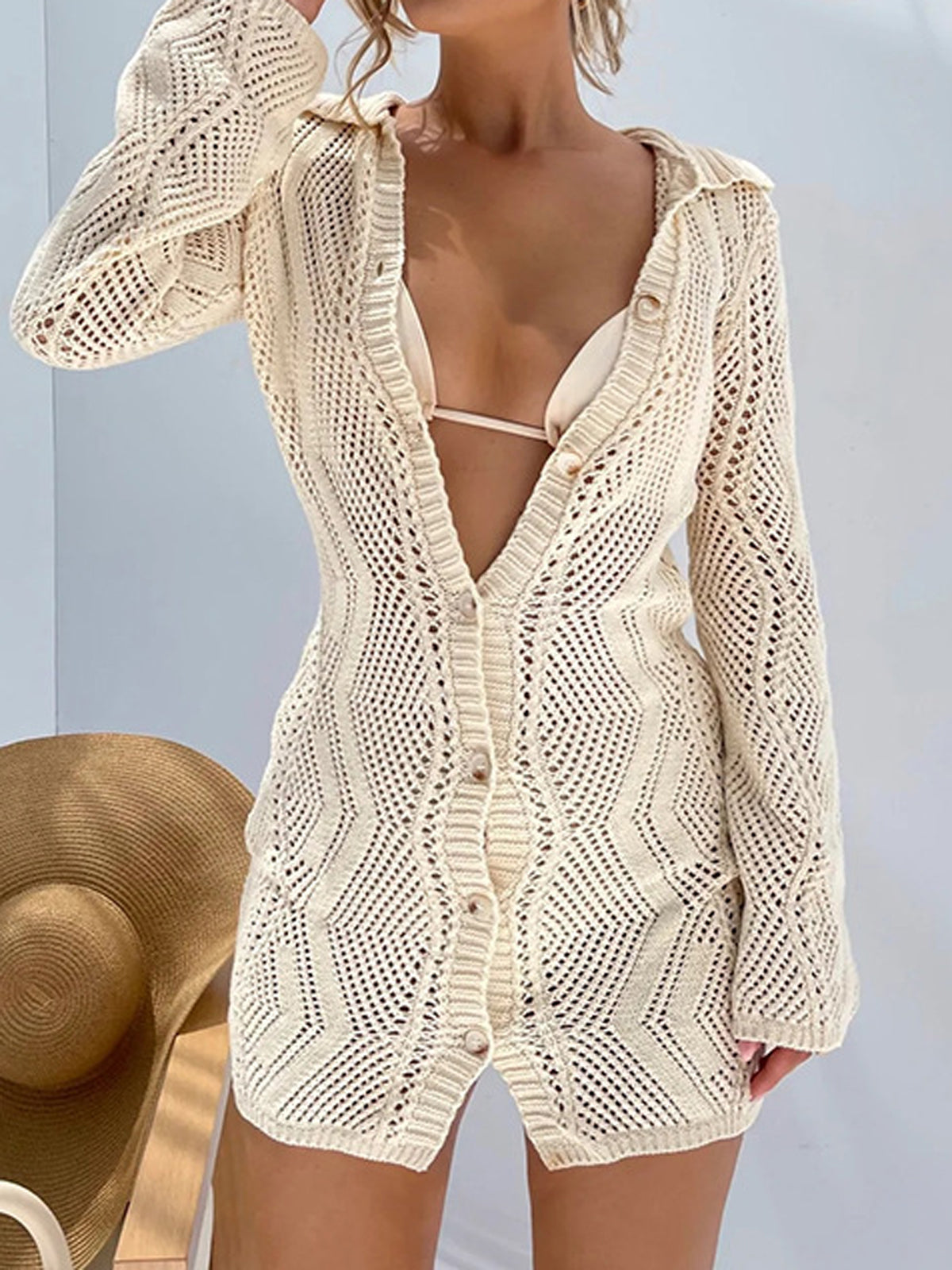 Classic Vintage Cardigan with a Flattering Fit