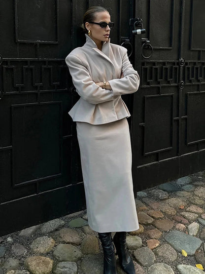 Apricot skirt