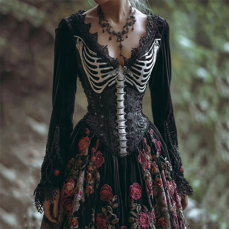 A Vintage Style Dress with Delicate Timeless Details