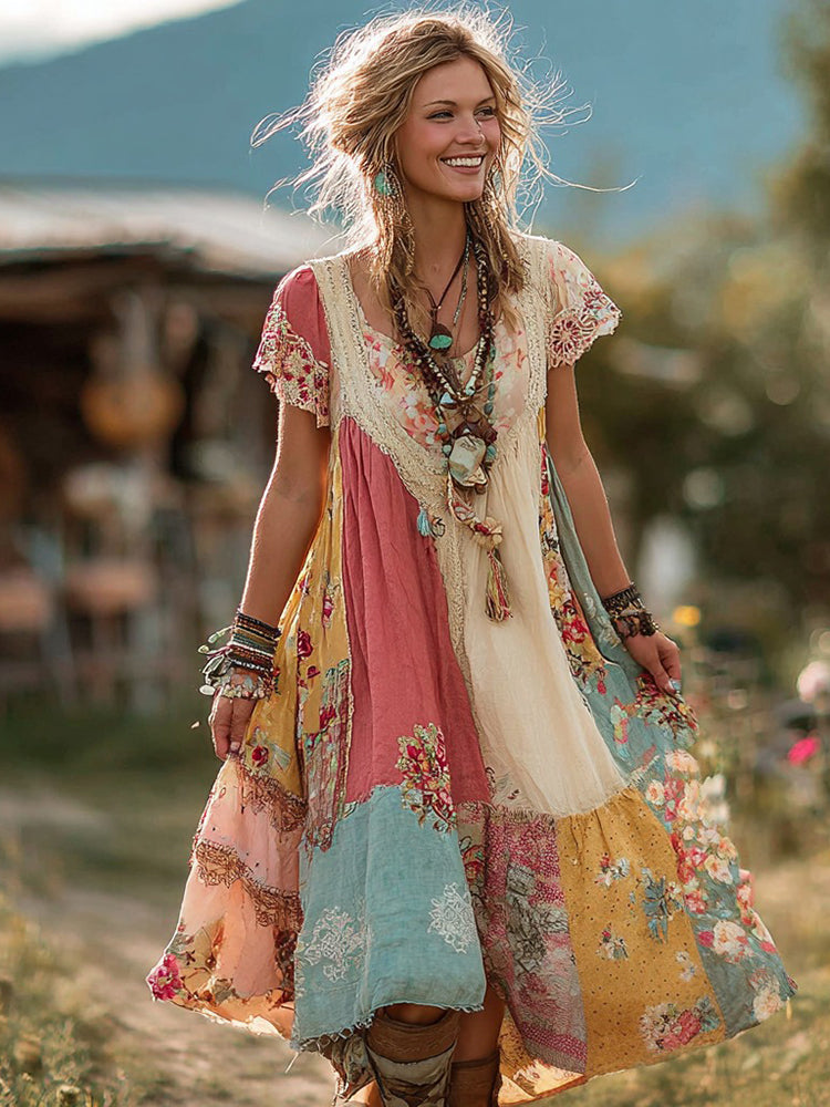 Classic Vintage Dress with a Flattering Fit