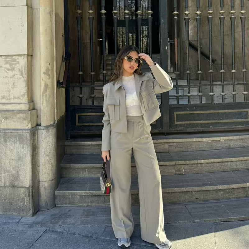 A Vintage Style Trousers with Delicate Timeless Details