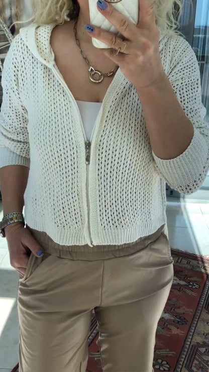 A Vintage Style Cardigan with Delicate Timeless Details