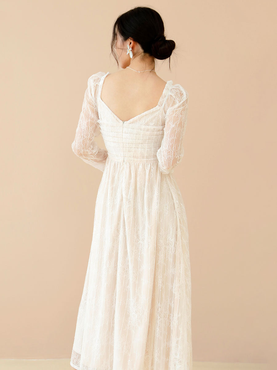 A Vintage Style Dress with Delicate Timeless Details