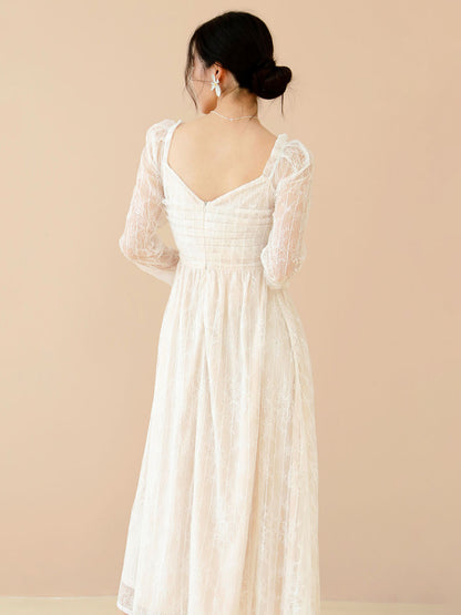 A Vintage Style Dress with Delicate Timeless Details