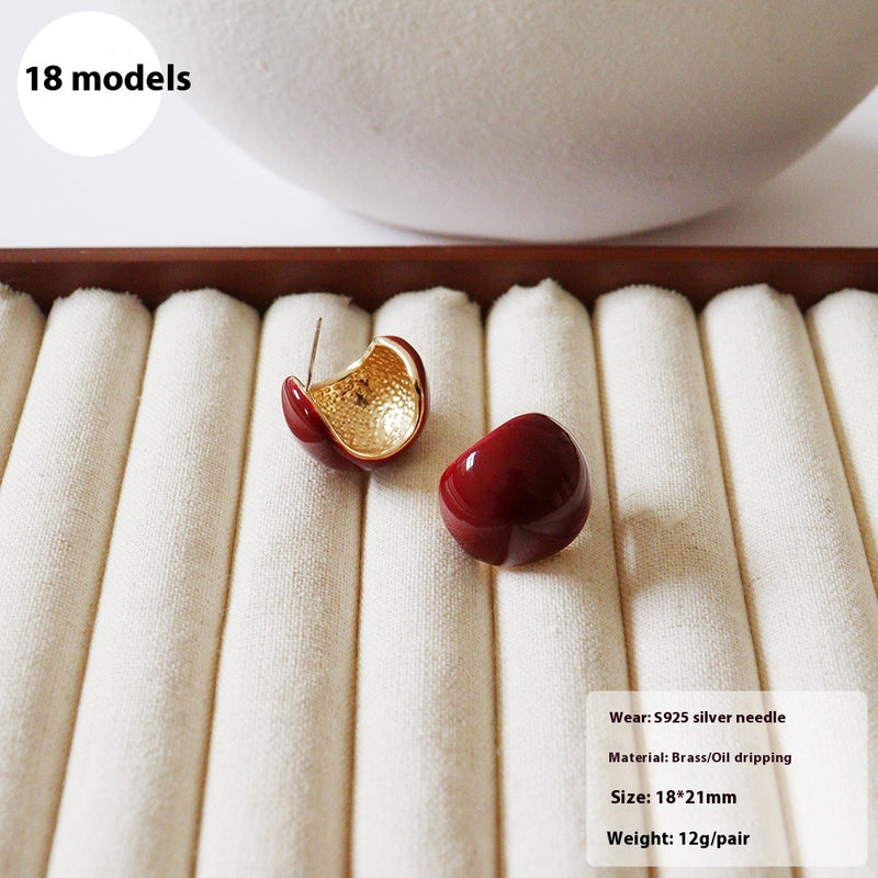 Delicate Artisan Silver Earring
