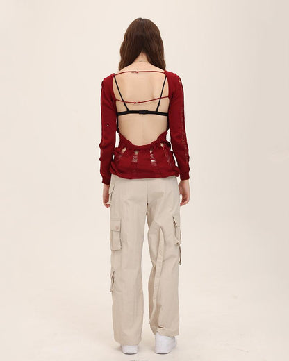 A Vintage Style Pants with Delicate Timeless Details