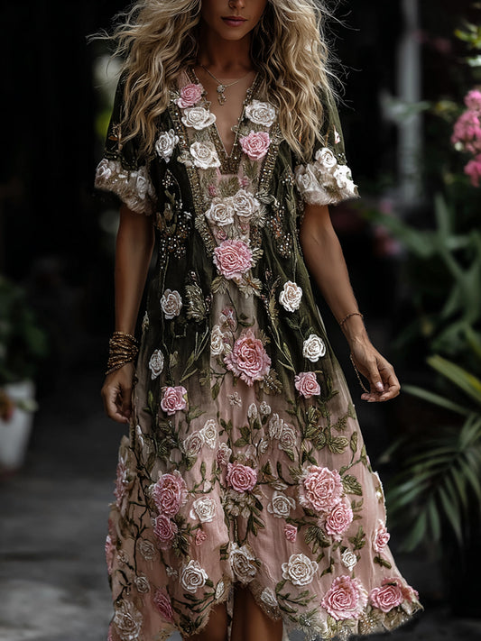Classic Vintage Dress with a Flattering Fit
