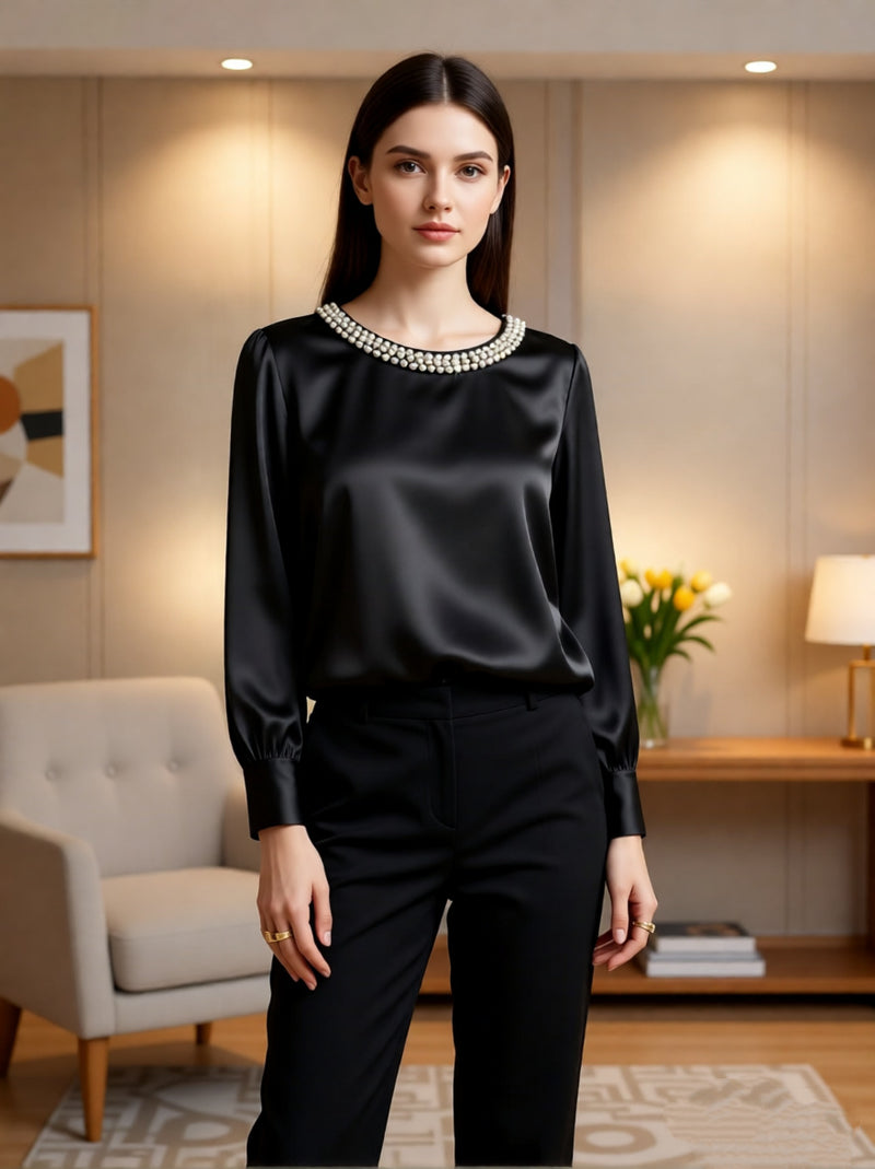 Polished Blouse with an Effortless Classic Look