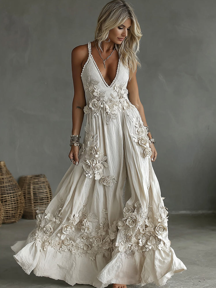 A Vintage Style Dress with Delicate Timeless Details