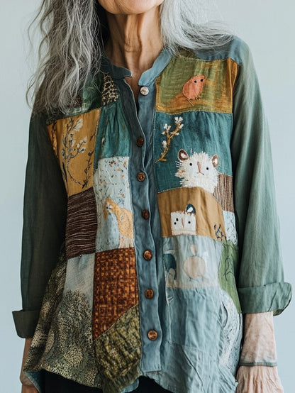 A Vintage Style Shirt with Delicate Timeless Details