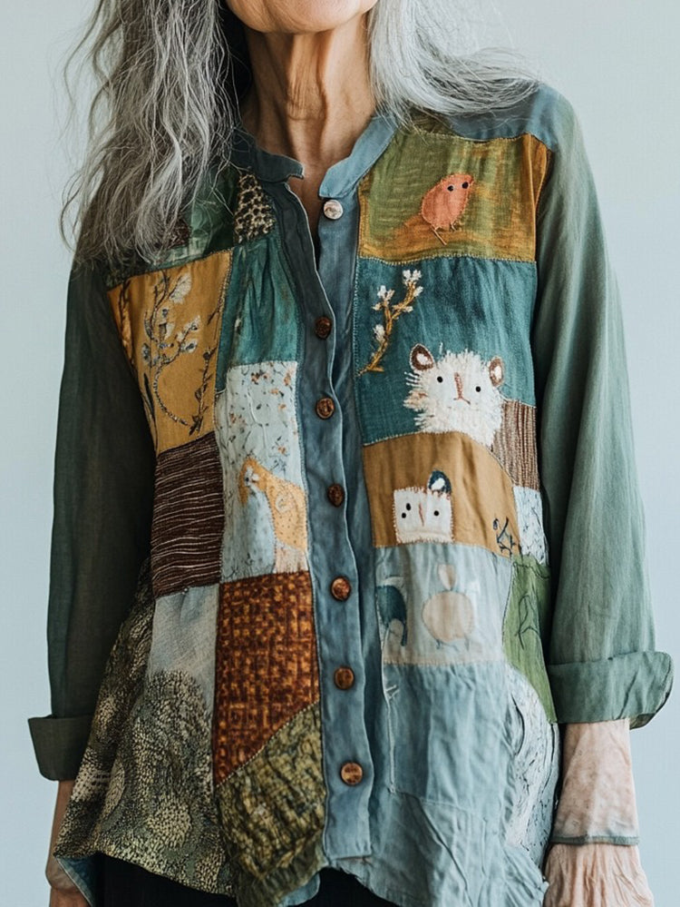 A Vintage Style Shirt with Delicate Timeless Details