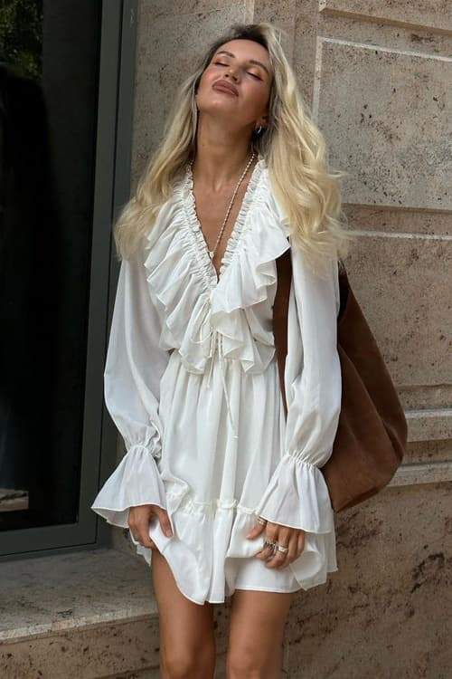 A Vintage Style Dress with Delicate Timeless Details