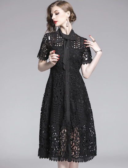 A Vintage Style Dress with Delicate Timeless Details