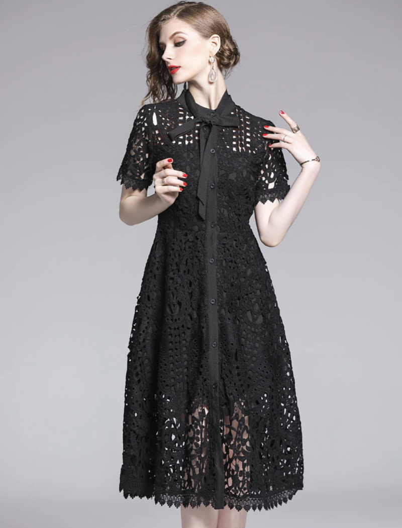 A Vintage Style Dress with Delicate Timeless Details