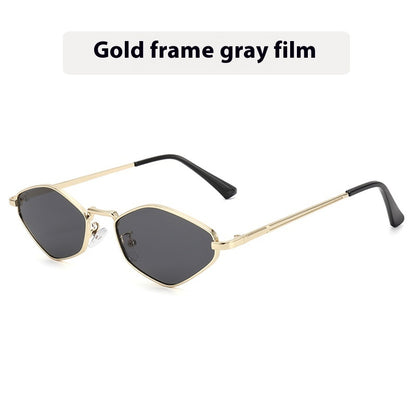 Gold Frame Gray Piece