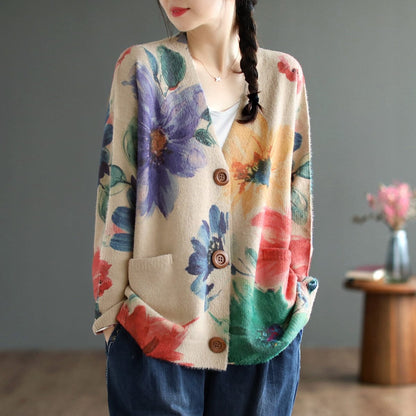 A Vintage Style Cardigan with Delicate Timeless Details