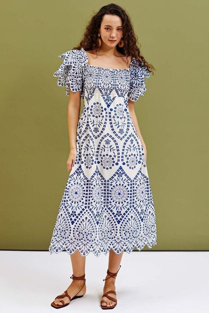 A Vintage Style Dress with Delicate Timeless Details