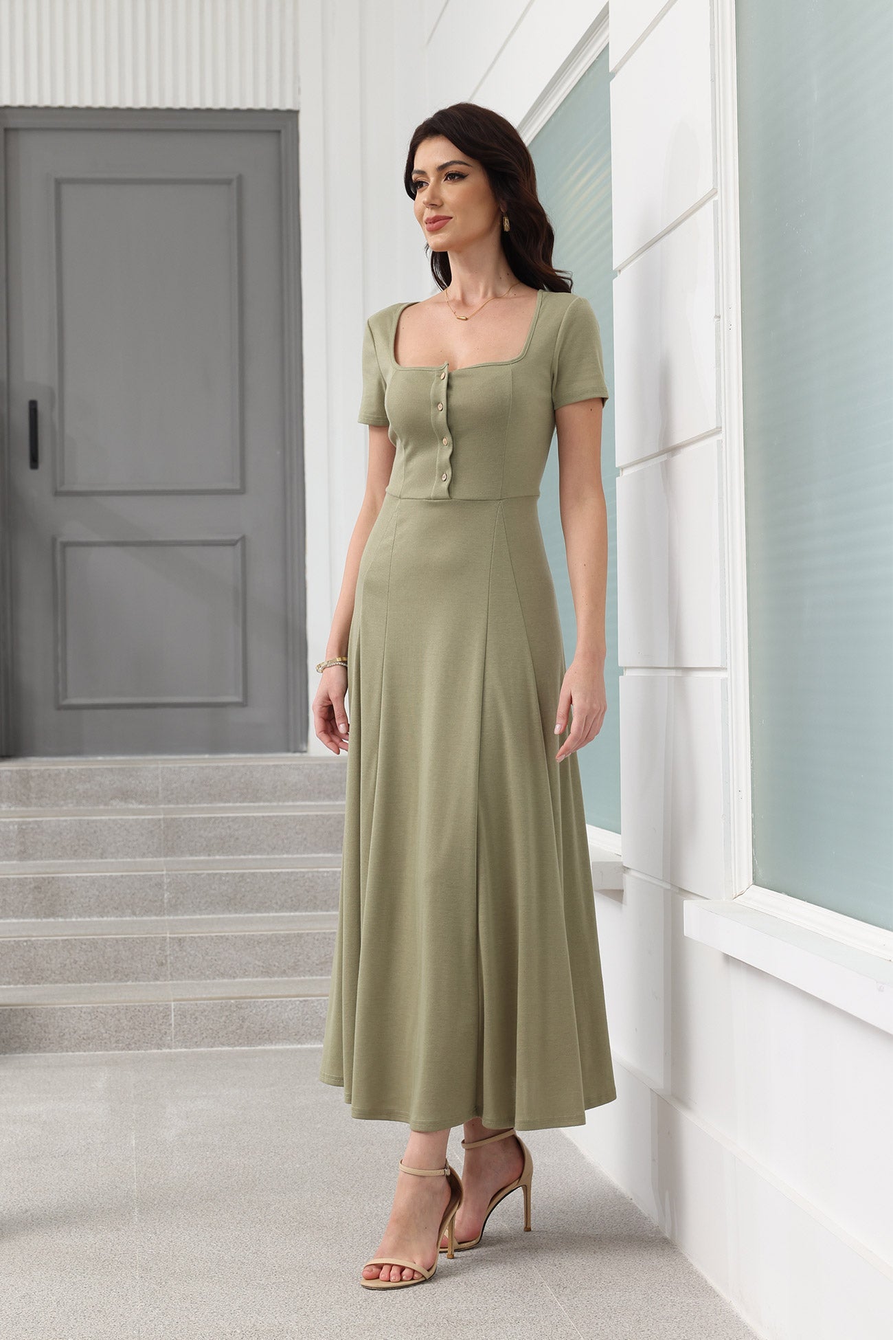 A Vintage Style Dress with Delicate Timeless Details